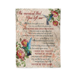 The moment you left me - Fleece Blanket