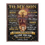 To my Son - Sherpa Blanket