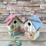 Hanging Bird Nest Wooden House