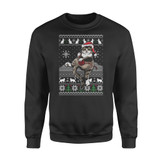 Cat Playing Christmas- Standard Crew Neck Sweatshirt