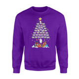 Samoyed christmas tree -Standard Crew Neck Sweatshirt