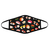 Sushi Pattern- Polyblend Face Mask
