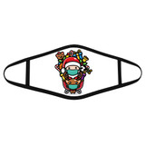 Santa and reindeer in 2020 - Polyblend Face Mask