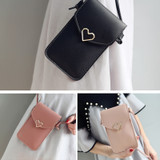 Transparent Touch Screen Practical Mobile Phone Bag Purse