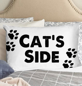 Cat's Side Pillow And Case
