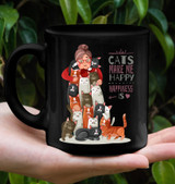 Cats make me Happy - Blanket, totes bag