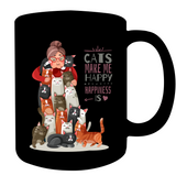 Cats make me Happy - Blanket, totes bag