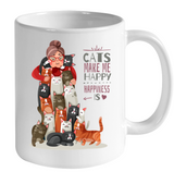 Cats make me Happy - Blanket, totes bag