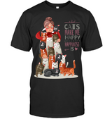 Cats make me happy