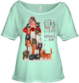Cats make me happy