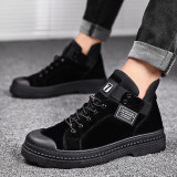 PU Leather Male Waterproof sneaker Boots