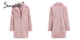 Faux Fur Autumn plush overcoat