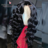 Deep Wave 13x6 Lace Front Wig Baby Hair Brazilian Remy Pre plucked 360