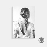 Nordic Canvas  Black And White Paintings For Living Room Wall Art Posters Home Room Decor