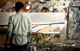Large 3D canvas painting in the living room bedroom restaurant interior decoration picture wall art hand painted oil painting
