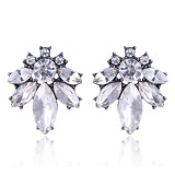 Drop rhinestone earrings
