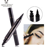 Miss Rose Brand Eyes Liner Liquid Make Up Pencil Waterproof Black Double-ended Miss Rose Brand Eyes Liner Liquid Make Up Pencil Waterproof Black Double-ended