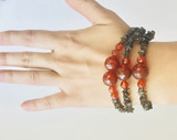 CARNELIAN STONE JEWELRY SETS