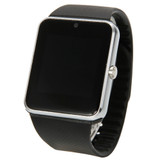 GT08 1.54" Touch Screen SIM Card Bluetooth Smart Wrist Watch Phone Mate for Android & iOS Silver