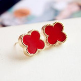 SIMPLE CLOVER EARRINGS