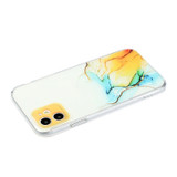 Hollow Marble Pattern TPU Straight Edge Fine Hole Protective Case
