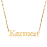 JOSEOD Personalized Name Unique Font Necklace