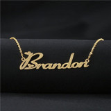 JOSEOD Custom Personalized Name Tiny Hearts Necklace