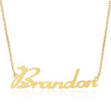 JOSEOD Custom Personalized Name Tiny Hearts Necklace
