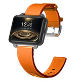 DOMINO DM99 Smart Watch Phone, 1GB+16GB, 2.2 inch Android 5.1, MTK6580 Quad Core 1.3GHz, Network: 3G, 1.3MP Camera / Heart Rate / Pedometer / GPS / WiFi  / Bluetooth (Orange)