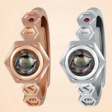 JOSEOD Projection I Love You 100 In Language Rings