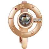 JOSEOD Projection I Love You 100 In Language Rings