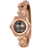 JOSEOD Projection I Love You 100 In Language Rings
