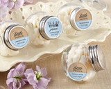 Personalized Mini Glass Favor Jars - Little Princess (Set of 12)