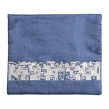 Tallit Bag - Matches Traditional Tallit - White + Silver