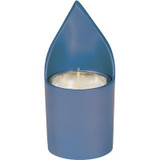 Memorial Candle Holder + Candle - Blue