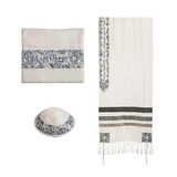 Tallit - "Magen David" - 20" Gray