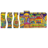 Fitted Hanukkah Menorah - Jerusalem