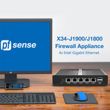 DIGITBLUE® Mini PC | Fanless Intel Celeron J1900 J1800 Processor | 4x Intel Gigabit Ethernet Firewall Appliance Router | Windows Mini PC Barebone