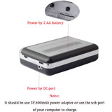 DIGITBLUE Cassette Player | USB Cassette to MP3 Converter | Capture Audio Music Player | Convert Music on Tape to Computer Laptop Mac