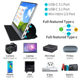 DIGITBLUE® 15.6" inch 4K Touch Monitor | Portable Gaming Monitor | 2* USB type-C + HDMI HDR IPS Screen LCD Display | for Ps4 Gaming Huawei Phone Laptop Computer