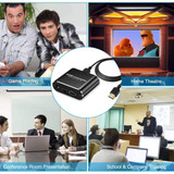 DIGITBLUE® 4K HDMI Audio Extractor, HDMI to HDMI with Audio and Optical Toslink SPDIF + 3.5mm Stereo Audio Out, HDMI Audio Extractor Splitter Converter Adapter, Support 4K@60Hz 1080P Full HD 3D for PS4