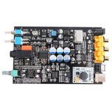 Digital Audio Decoder | MINI Audio Decoder | HiFi 2.0 Digital Audio Decoder | DAC Input USB Coaxial Optical Output | RCA Amplifier 24Bit 96KHz | DC12V