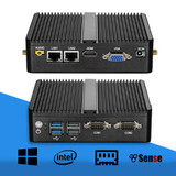 DIGITBLUE® Fanless Mini Computer | Windows 10 | Dual WIFI | Intel Celeron J1900 J1800 N2810 3805U | HDMI 4K | Gigabit Ethernet 2x RS232 Ports | 4x USB