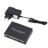 DIGITBLUE HDMI Audio Converter | HDMI Audio Extractor | HDMI Audio Splitter Adapter | Hdmi to Hdmi Optical TOSLINK SPDIF + RCA L/R Audio Converter | For PC DVD HDTV