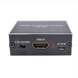 DIGITBLUE® 4K x 2K HDMI Audio Extractor | Optical TOSLINK SPDIF | 3.5mm Stereo Audio Converter | HDMI Audio Splitter (F-0,C-1,O-1)