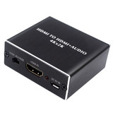 DIGITBLUE® 4K x 2K HDMI Audio Extractor | Optical TOSLINK SPDIF | 3.5mm Stereo Audio Converter | HDMI Audio Splitter (F-0,C-1,O-1)