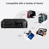DIGITBLUE 2000W Wireless Digital Audio Amplifier | 4ohm Bluetooth Stereo Karaoke Amplifier | Home Theater Amplifier | 2 MIC Input FM RC | 220-240V