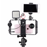 DIGITBLUE Pro Smartphone Video U-Rig | 3 Shoe Mounts Filmmaking Case | Handheld Phone Video Stabilizer | Grip Tripod Mount Stand