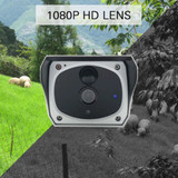 DIGITBLUE 1080P Solar IP Camera |  WIFI Security Surveillance Camera | Waterproof Outdoor Camera | 2MP Wireless HD Cam Camera | IR Night Vision Solar Power