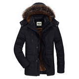 KOSMO MASA Mens Long Hooded Parka